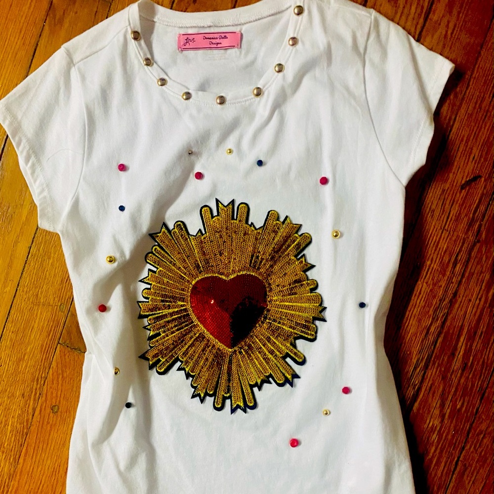Girls tee handmade